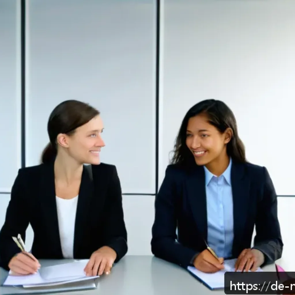 다문화 요리사 면접 준비 전략 - A professional multicultural job interview scene set in a modern office with a diverse group of cand...